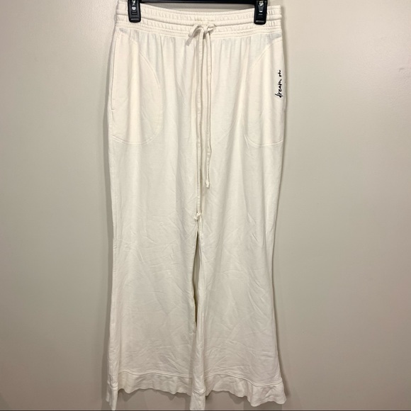 Free People Ivory Cozy Cool Girl Lounge Pants - Picture 4 of 10